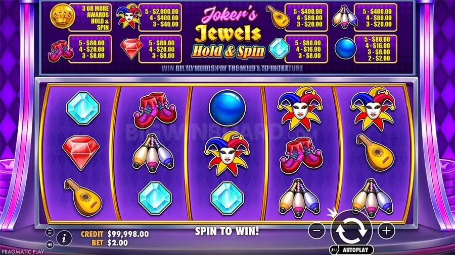 Selection of popular casino games